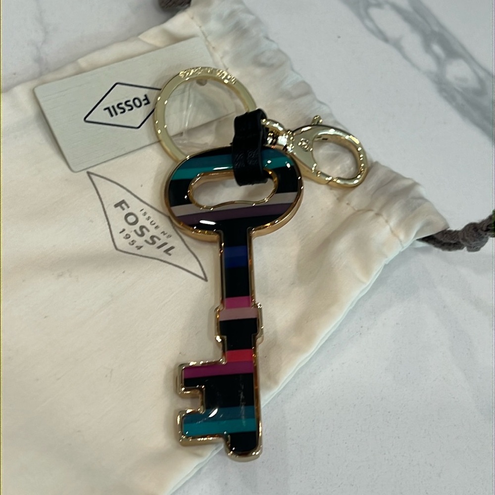Cute.๐๏ธ๐๏ธFOSSIL Key Chain - Picture 4 of 12